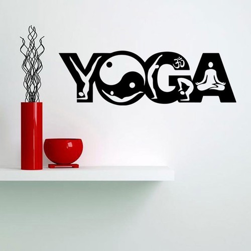 Yoga wandtattoo wallpaper - yoga, wand