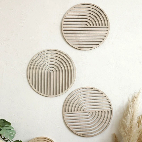 Wandbild wanddeko 3er - wanddeko,