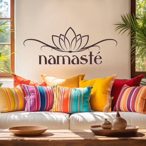 Wandtattoo namaste yoga - namaste,