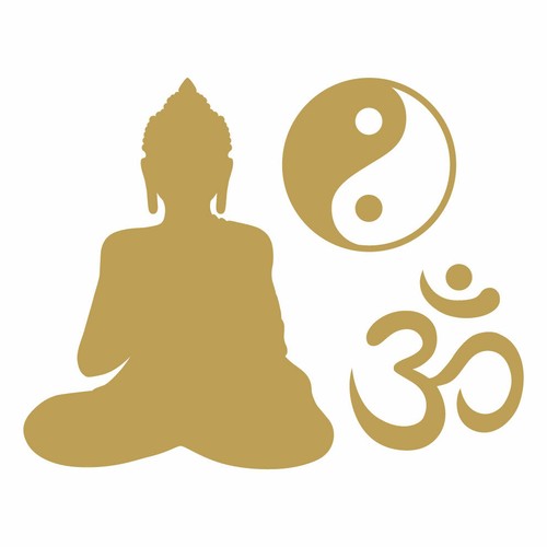 Buddha aufkleber deko sticker - buddha,