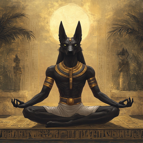 Wandtattoo aufkleber anubis - wandtattoo,