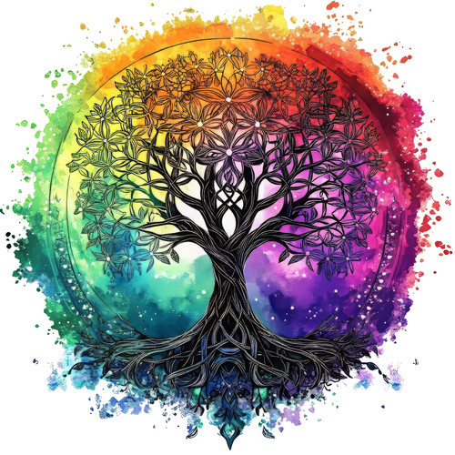 Wandtattoo aufkleber aquarell - wandtattoo,
