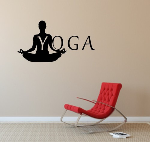 Wandtattoo yoga meditation - yoga,