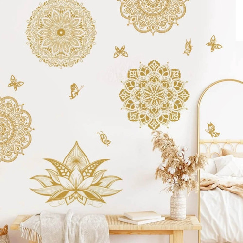 Wandsticker mandala lotos - mandala,