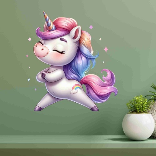 Süßes einhorn yoga - einhorn,
