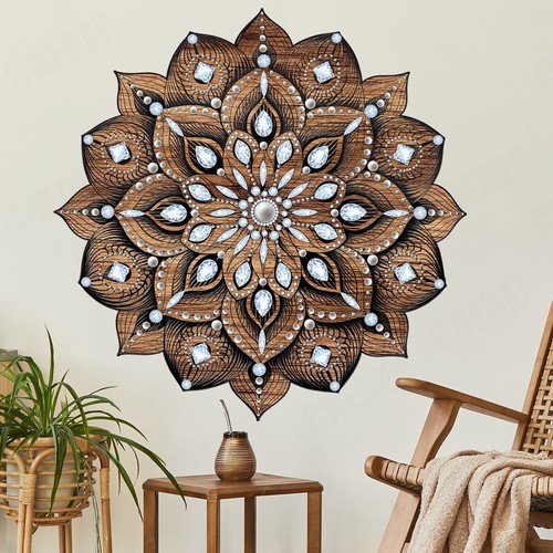 Wandtattoo mandala wandbild - mandala,
